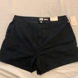 Size 16 black chino shorts